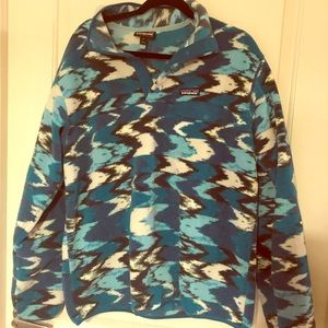 Patagonia Teal Synchilla Snap-T Fleece EUC